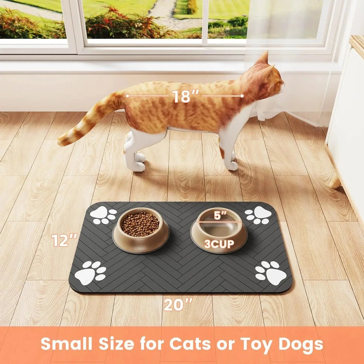 QuickDry™ Pet Feeding Mat
Ultra-Absorbent Waterproof Mat for Dogs & Cats
