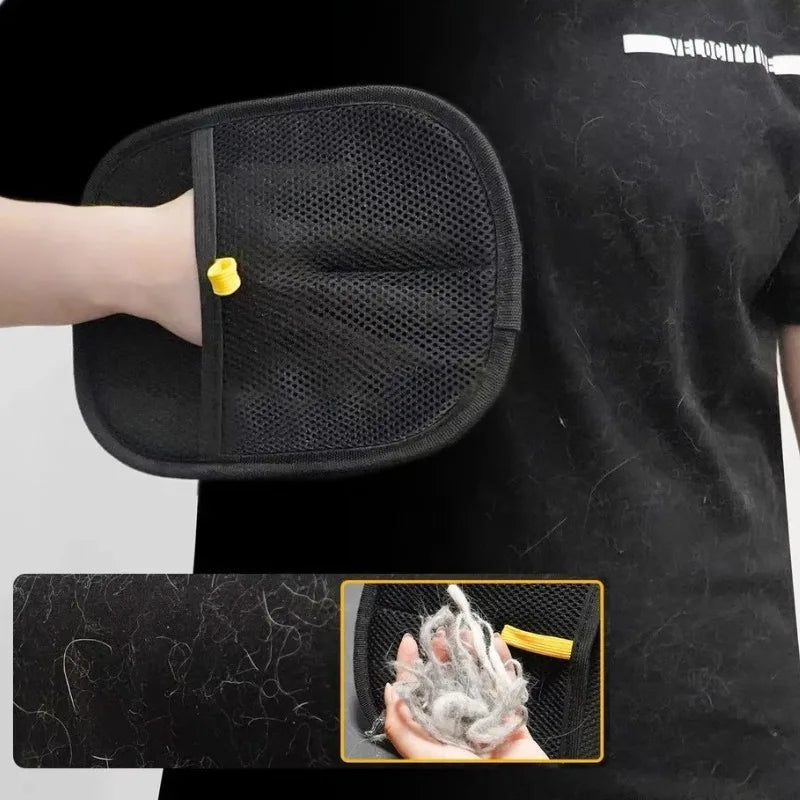  ﻿ HappyPaws™ Pet Grooming Glove – Hair Remover & Massage Brush