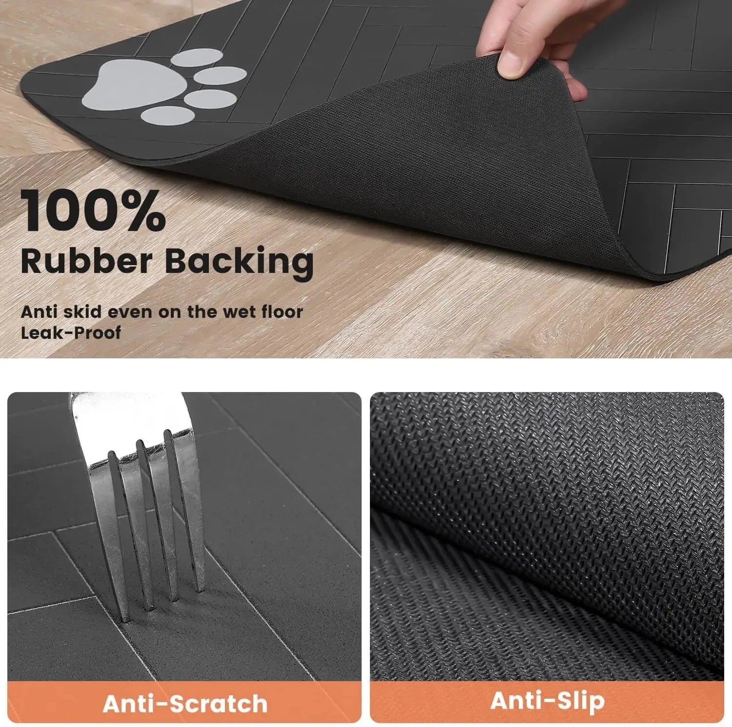 QuickDry™ Pet Feeding Mat
Ultra-Absorbent Waterproof Mat for Dogs & Cats