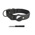 Reflective AirTag Dog Collar, Heavy Duty Dog Collar with Adjustable AirTag Holder Case Accessories for Small Medium Large Dogs