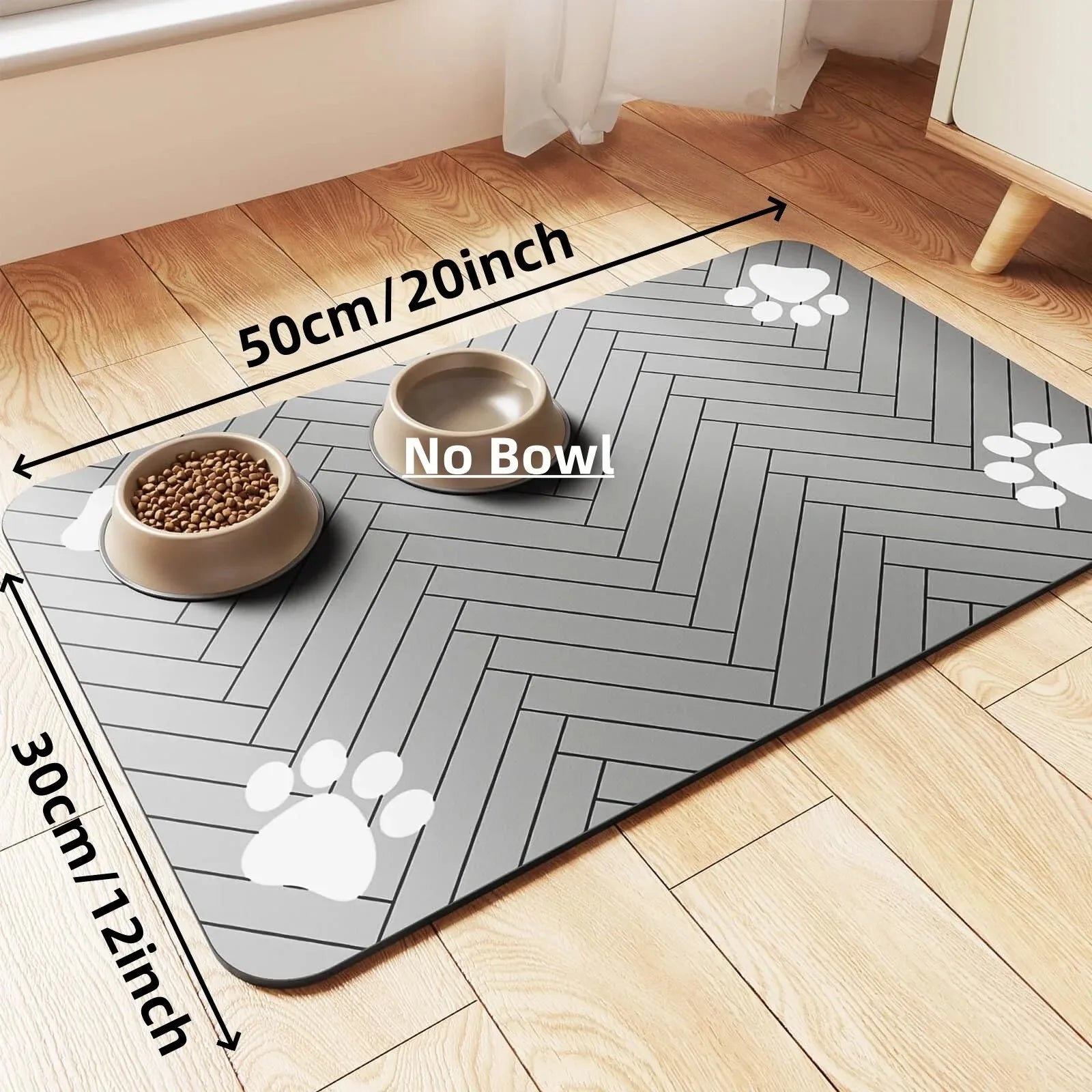 QuickDry™ Pet Feeding Mat
Ultra-Absorbent Waterproof Mat for Dogs & Cats