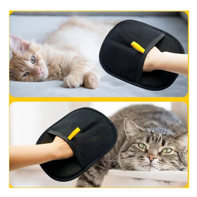  ﻿ HappyPaws™ Pet Grooming Glove – Hair Remover & Massage Brush
