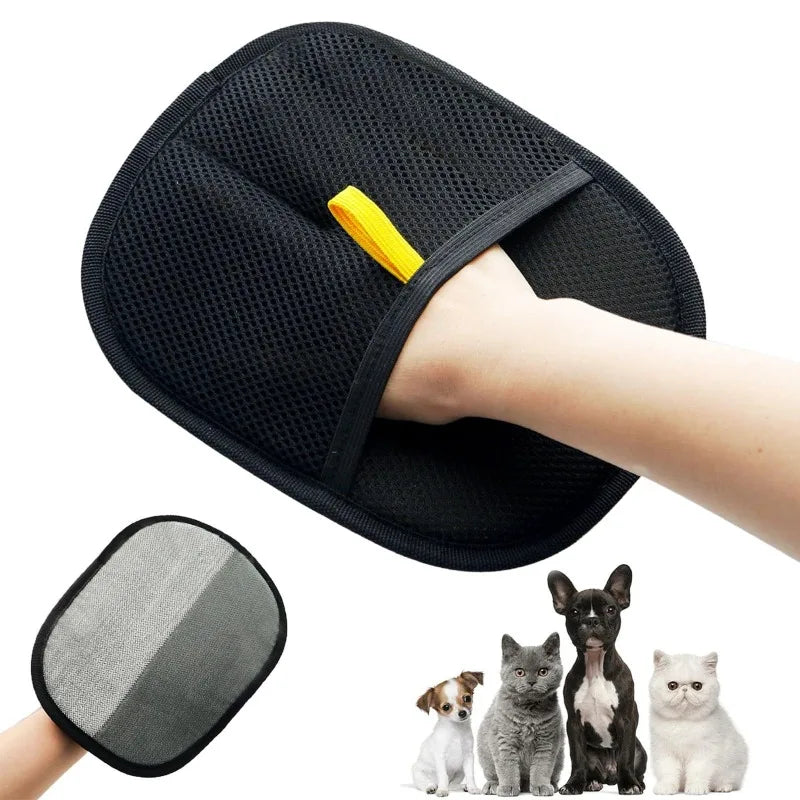  ﻿ HappyPaws™ Pet Grooming Glove – Hair Remover & Massage Brush